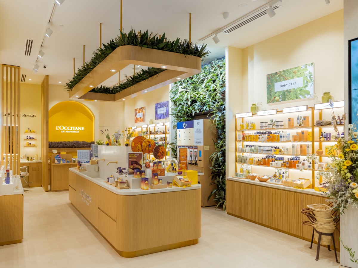 L Occitane Australia Unveils Its First Global Green Store Retail Beauty